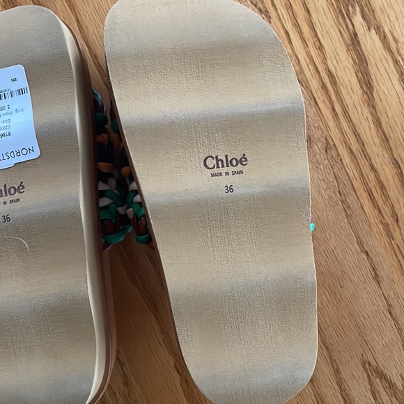 Chloe Wavy Platform Sandals 36 - Picture 12 of 14